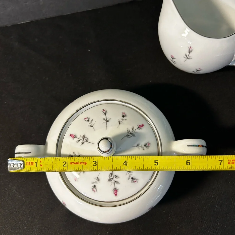 VTG Harmony House discontinued Rosebud sugar/creamer